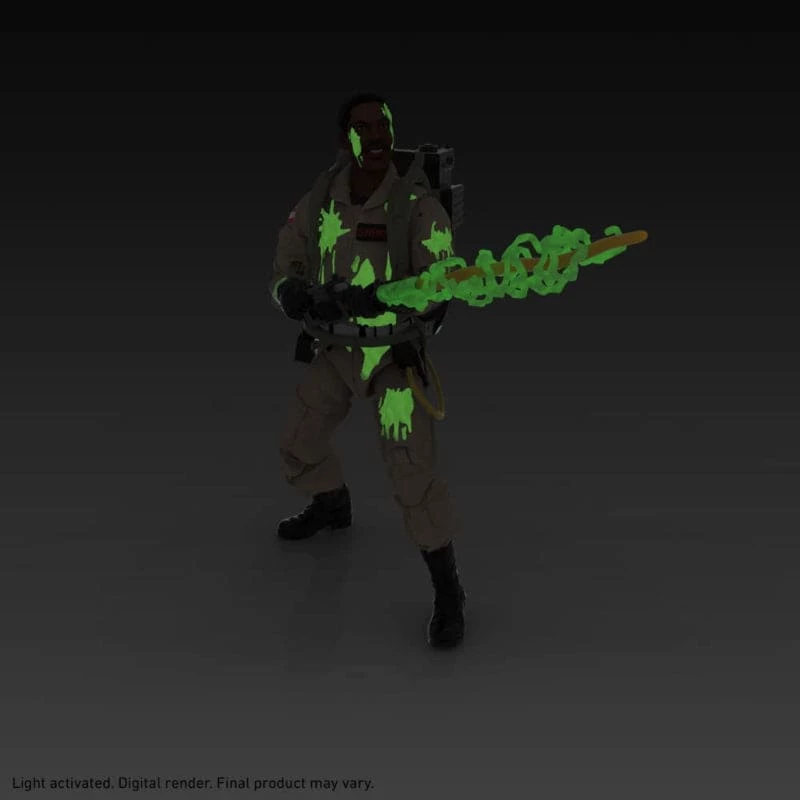 New 😍 Official Ghostbusters Plasma Series 2021 Glow-in-the-Dark Winston Zeddemore 15cm (6") Action Figure ✔️ 2 Official Ghostbusters Plasma Series 2021 Glow-in-the-Dark Winston Zeddemore 15cm (6") Action Figure