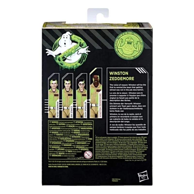 New 😍 Official Ghostbusters Plasma Series 2021 Glow-in-the-Dark Winston Zeddemore 15cm (6") Action Figure ✔️ 4 Official Ghostbusters Plasma Series 2021 Glow-in-the-Dark Winston Zeddemore 15cm (6") Action Figure