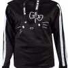 Official Sanrio Hello Kitty Side Buttons Hello Kitty Women's Hoodies Apparel