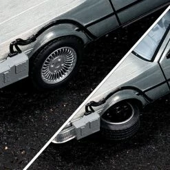 Official Back To The Future BTTF 2 1989 DeLorean Time Machine 1/24 Scale Jada Toys Figure