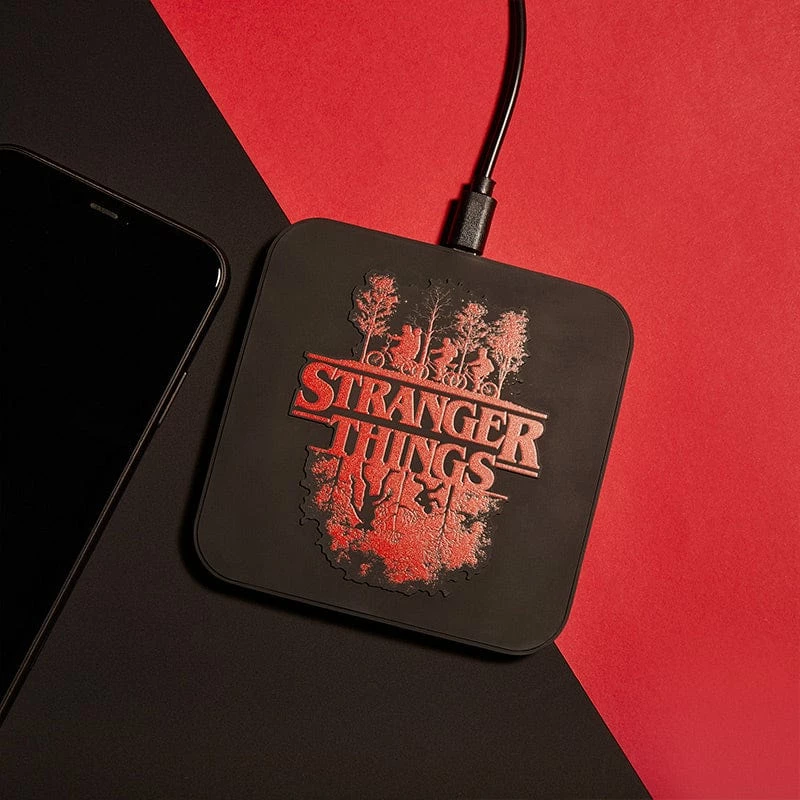 New ⌛ Official Stranger Things Logo Wireless Charging Mat Phone Accessories ⭐ 1 Official Stranger Things Logo Wireless Charging Mat Phone Accessories