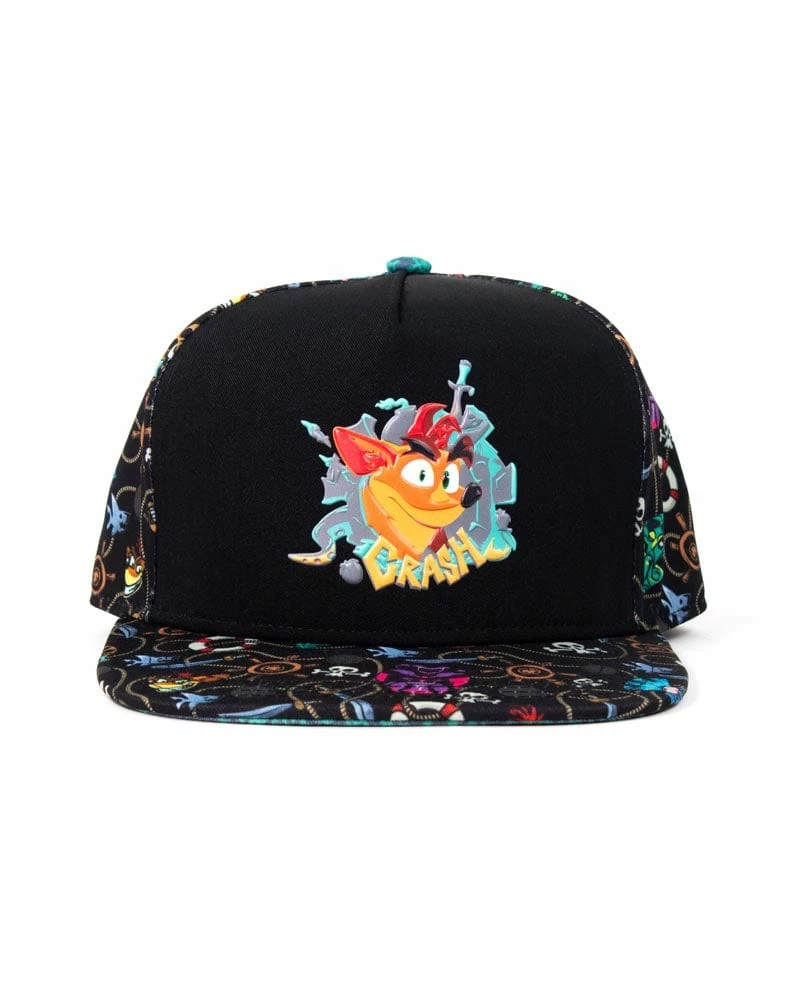 Discount β Official Crash Bandicoot Premium Pattern Snapback π 3 Official Crash Bandicoot Premium Pattern Snapback