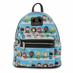 Bags Loungefly DC Comics Superheroes Chibi Lineup Mini Backpack