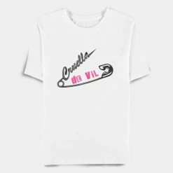 Official Disney Cruella Safety Pin Women's Short Sleeved T-Shirts