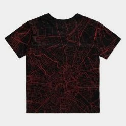Official Marvel Black Widow City Map Women's T-Shirts Apparel