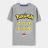 Official Pokemon Pikachu Expressions Kids Short Sleeved T-Shirts