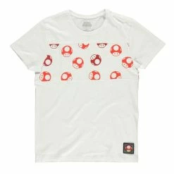 Official Nintendo Super Mario AOP Toad Unisex T-Shirts Apparel