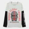 Apparel Official Star Wars The Bad Batch Hunter Kids Double Sleeved T-Shirts