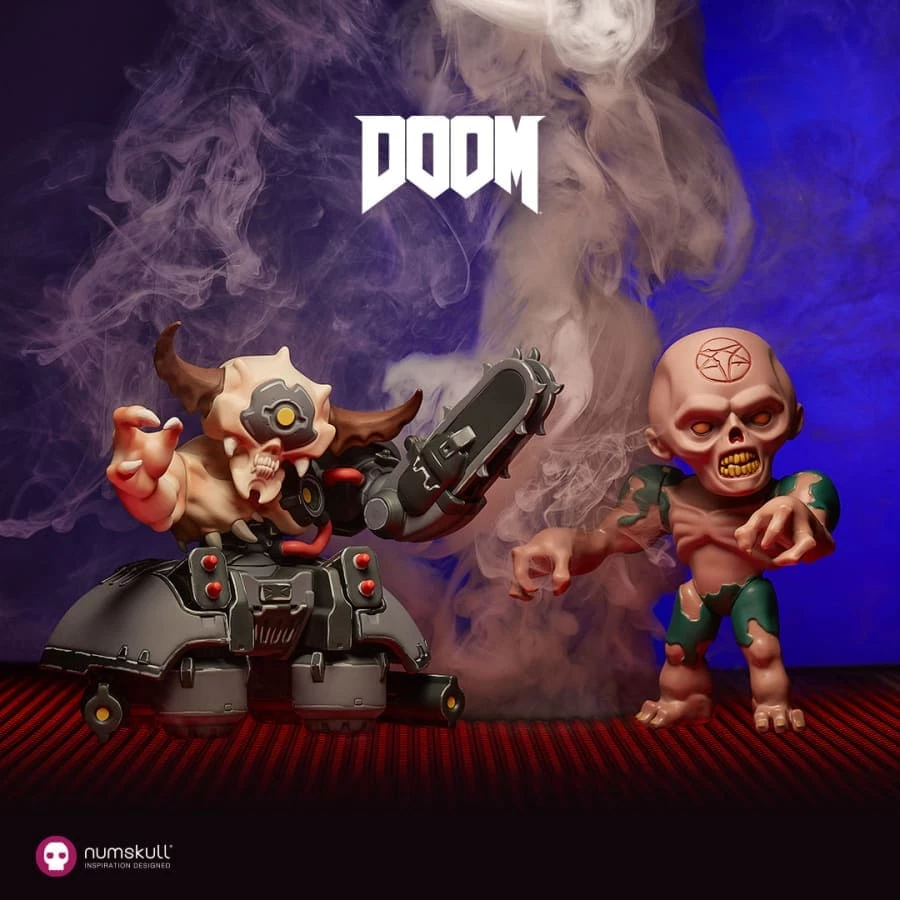 Buy 🥰 Official DOOM® Doom Hunter Collectible Figurine 💯 7 Official DOOM® Doom Hunter Collectible Figurine
