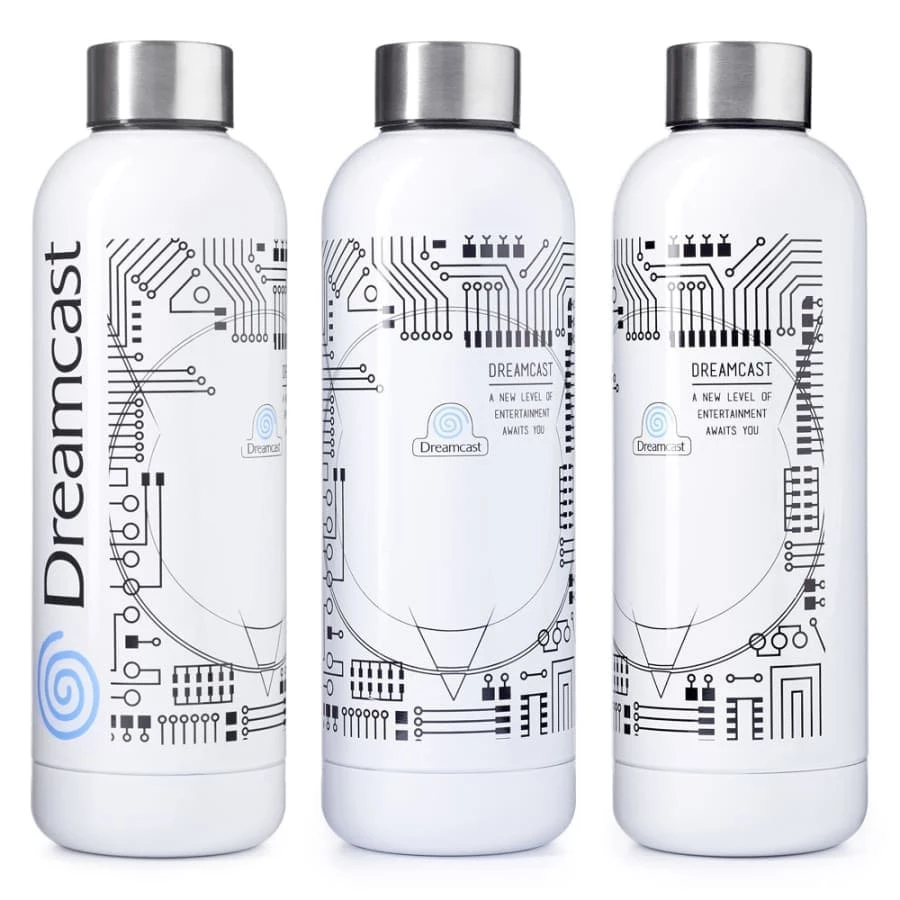 Cheapest π Official Dreamcast White Bowling Pin Style Water Bottle βοΈ 5 Official Dreamcast White Bowling Pin Style Water Bottle