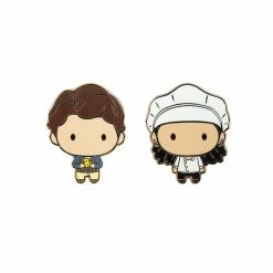 Pin Kings Friends Enamel Pin Badge Set 1.2 - Monica & Chandler Accessories