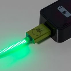 Official The Grinch LED USB C Cable & Thumb Grips (Nintendo Switch)