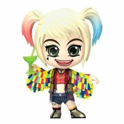 Official DC Comics Harley Quinn Cosbaby Caution Tape 11cm Hot Toys Figure