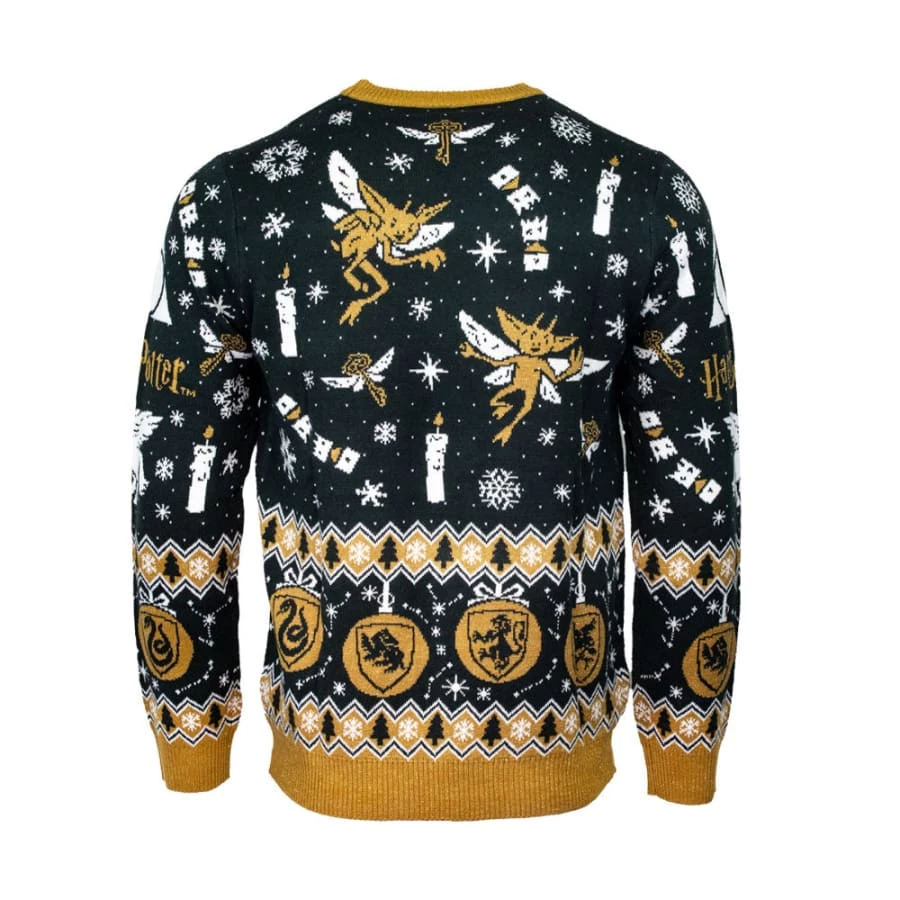 Hot Sale ✔️ Harry Potter 🔥 Christmas Jumper Official Harry Potter ‘Snow Globe Christmas’ Christmas Jumper / Ugly Sweater ❤️ 4 Harry Potter Christmas Jumper Official Harry Potter ‘Snow Globe Christmas’ Christmas Jumper / Ugly Sweater