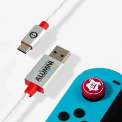Official Harry Potter LED USB C Cable & Thumb Grips (Nintendo Switch)
