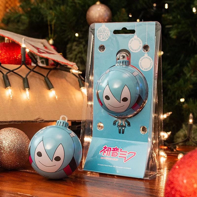 New π Anime Bauble Heads Hatsune Miku Christmas Decoration / Ornament π€© 1 Anime Bauble Heads Hatsune Miku Christmas Decoration / Ornament