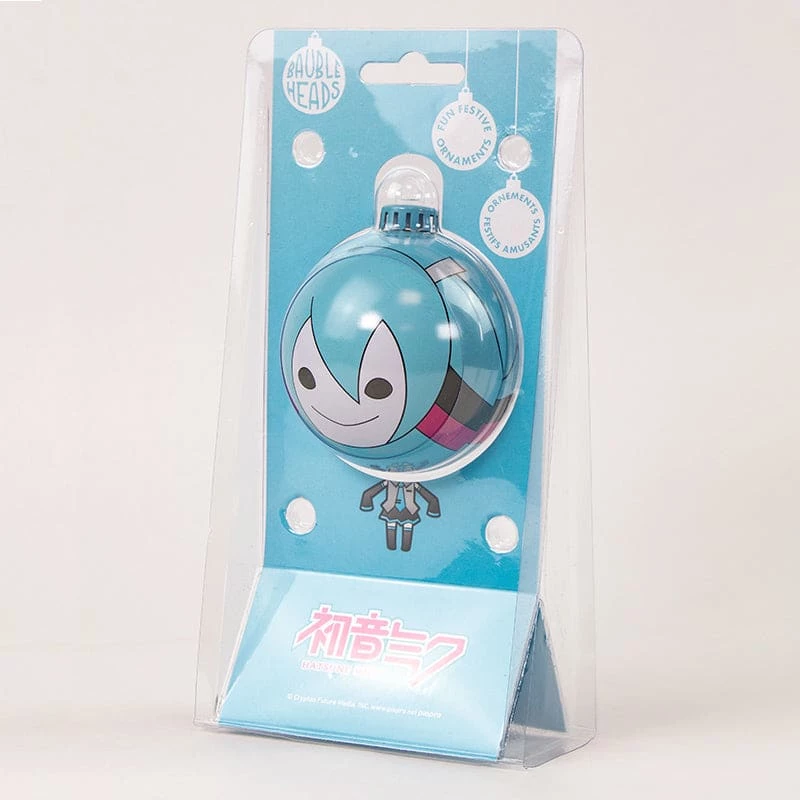New π Anime Bauble Heads Hatsune Miku Christmas Decoration / Ornament π€© 4 Anime Bauble Heads Hatsune Miku Christmas Decoration / Ornament