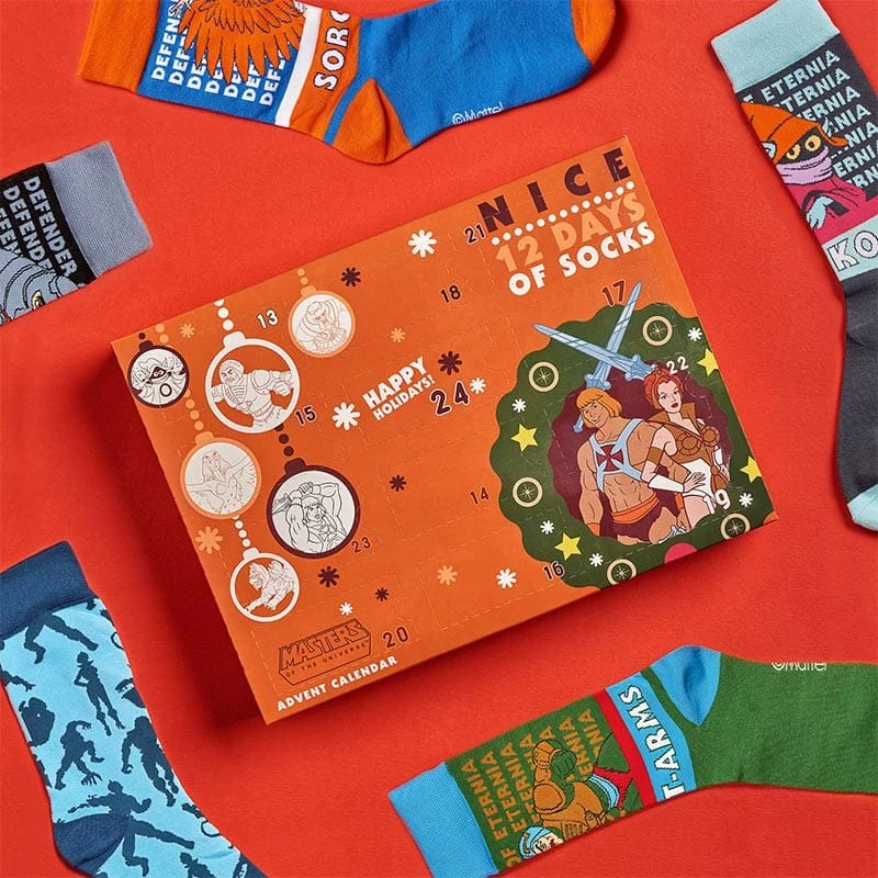 Cheapest 🥰 He-Man And The Masters Of The Universe ‘Nice’ 12 Days Of Socks Advent Calendar 👏 1 He-Man And The Masters Of The Universe ‘Nice’ 12 Days Of Socks Advent Calendar