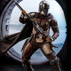 Official Hot Toys Star Wars The Mandalorian And Blurrg 1:6 Scale Figure Set