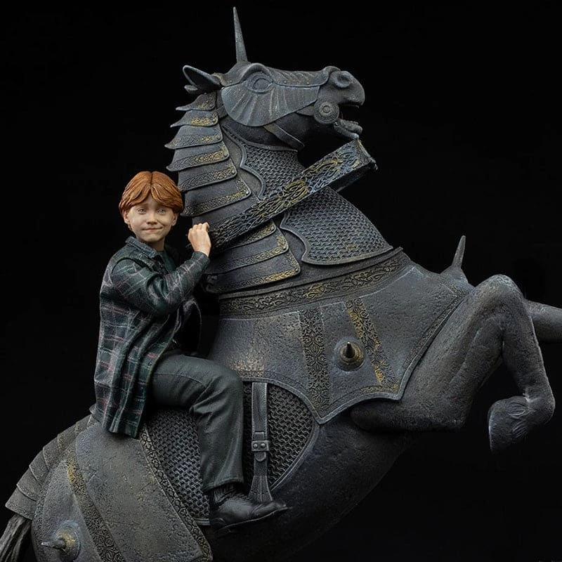 Flash Sale π Official Iron Studios Harry Potter Deluxe 1:10 Scale Ron Weasley At The Wizard Chess Statue π 4 Official Iron Studios Harry Potter Deluxe 1:10 Scale Ron Weasley At The Wizard Chess Statue