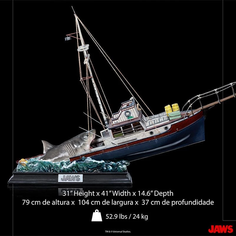 Cheap π Official Iron Studios Jaws Attack 1:20 Demi Scale Statue π 12 Official Iron Studios Jaws Attack 1:20 Demi Scale Statue