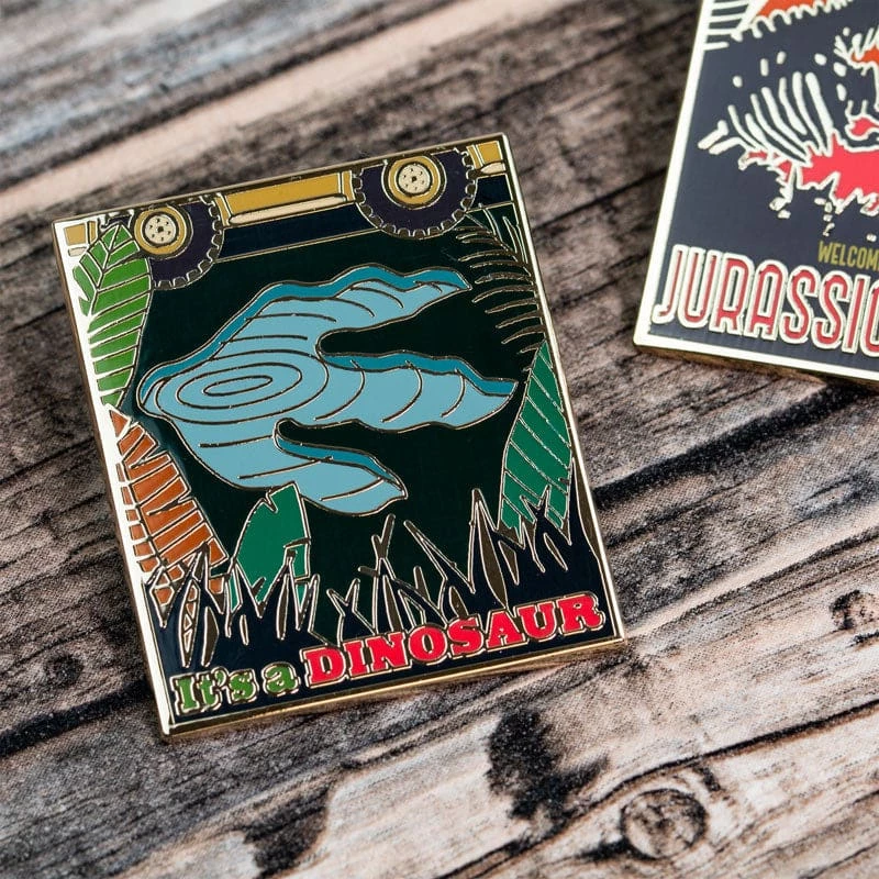 Discount ✨ Pin Kings Jurassic Park Enamel Badge Set 1.2 ⌛ 3 Pin Kings Jurassic Park Enamel Badge Set 1.2