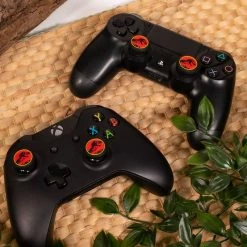 Gaming Accessories Official Jurassic Park LED Micro USB Cable & Thumb Grips (PS4 And Xbox One)