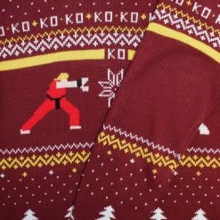 Promo 🔔 Street Fighter Christmas Jumper Official Street Fighter Ken Vs. Ryu Christmas Jumper / Ugly Sweater 🤩 10 Street Fighter Christmas Jumper Official Street Fighter Ken Vs. Ryu Christmas Jumper / Ugly Sweater