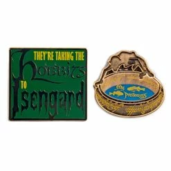 Pin Kings Lord Of The Rings Enamel Pin Badge Set 1.2 – Hobbits To Isengard & Gollum Accessories