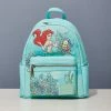The Little Mermaid Bags LoungeFly Bl Ariel Underwater Mini Backpack-Sm