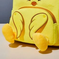 Hot Sale ✨ LoungeFly Looney Tunes Tweety Plush Mini ⭐ Backpack ⭐ 8 LoungeFly Looney Tunes Tweety Plush Mini Backpack