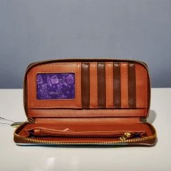 LoungeFly Wb Charlie And The Chocolate Factory 50Th Anniversary Zip Around Wallet