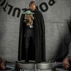 The Mandalorian Official Iron Studios Luke Skywalker And Grogu 1:10 Art Scale Statue Premium Collectibles