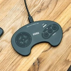 Best Sale ❤️ Official SEGA Mega Drive Hand Controller Wireless Charging Mat Phone Accessories 🔔 7 Official SEGA Mega Drive Hand Controller Wireless Charging Mat Phone Accessories