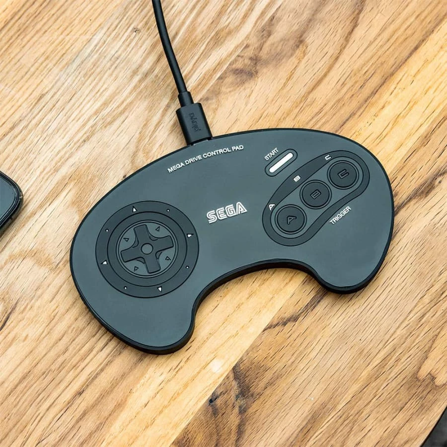 Best Sale ❤️ Official SEGA Mega Drive Hand Controller Wireless Charging Mat Phone Accessories 🔔 3 Official SEGA Mega Drive Hand Controller Wireless Charging Mat Phone Accessories