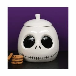 Best deal βοΈ Nightmare Before Xmas Official Nightmare Before π Christmas Skeleton Jack Head Shaped Cookie Jar Home & Office β¨ 5 Nightmare Before Xmas Official Nightmare Before Christmas Skeleton Jack Head Shaped Cookie Jar Home & Office