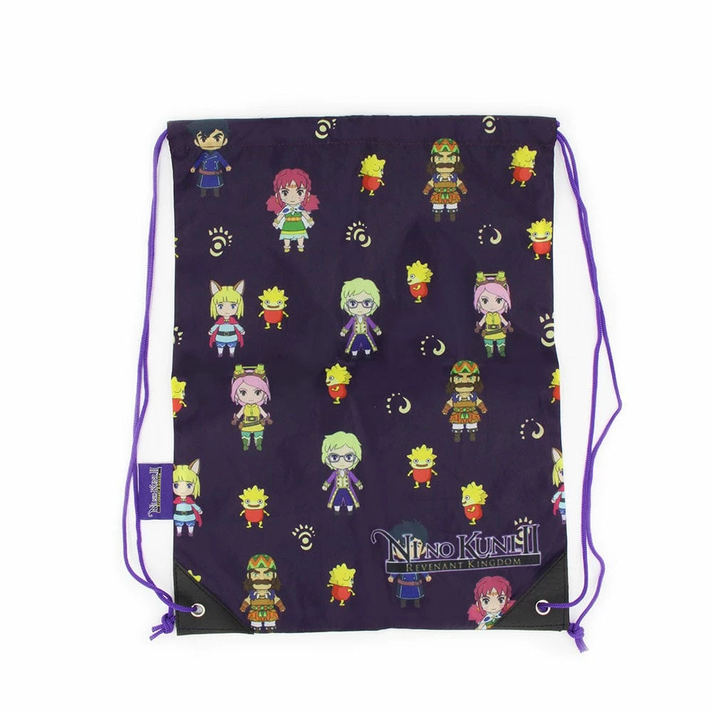 Cheap ❤️ Bags Official Ni No Kuni II Chibi Drawstring Bag 😀 1 Bags Official Ni No Kuni II Chibi Drawstring Bag
