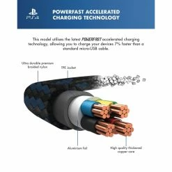 Gaming Accessories Official Sony PlayStation 4 PS4 4m Charge And Play Charging Cable