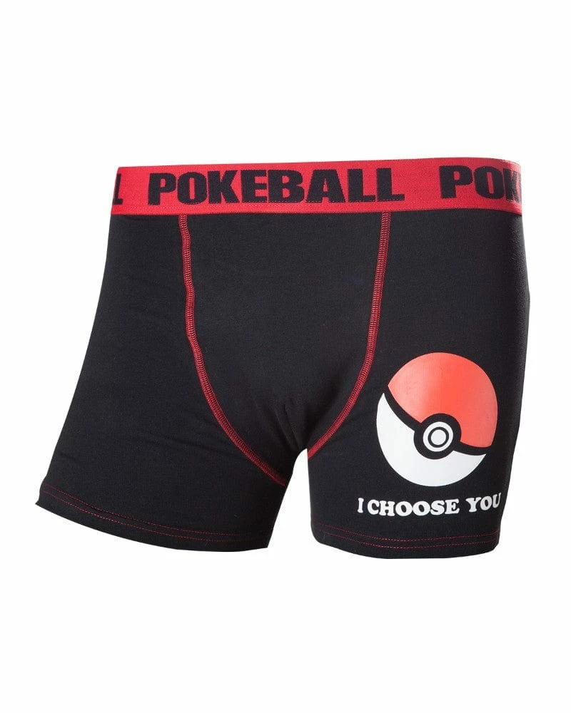 Best Pirce 🌟 Official Pokemon 'I Choose You' Poké Ball Boxer Shorts Nintendo 😉 1 Official Pokemon 'I Choose You' Poké Ball Boxer Shorts Nintendo