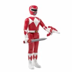 Best deal ✨ Official Power Rangers Red Ranger ReAction Figure ✔️ 5 Official Power Rangers Red Ranger ReAction Figure