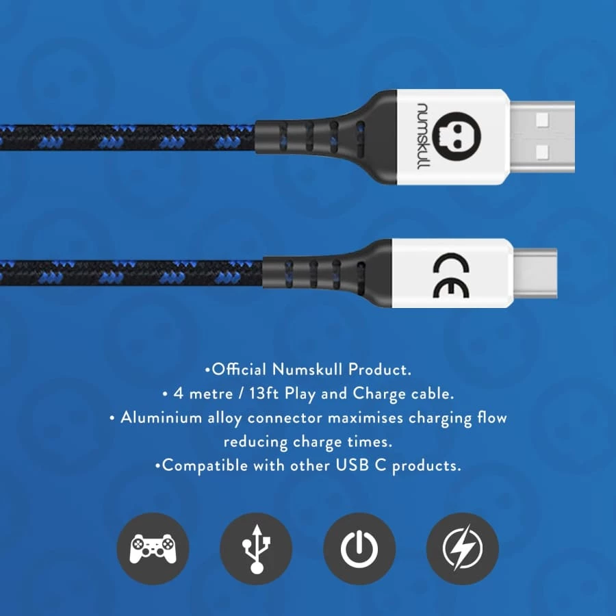 Best Pirce π₯° Numskull PlayStation 5 / PS5 Play And Charge USB C Charging Cable π― 6 Numskull PlayStation 5 / PS5 Play And Charge USB C Charging Cable