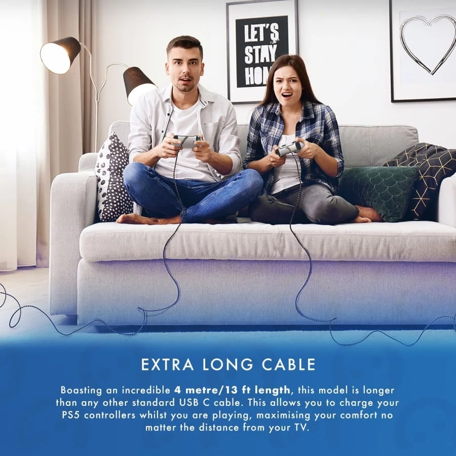 Best Pirce π₯° Numskull PlayStation 5 / PS5 Play And Charge USB C Charging Cable π― 7 Numskull PlayStation 5 / PS5 Play And Charge USB C Charging Cable