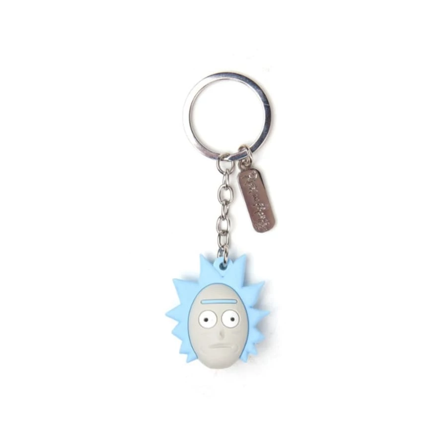 Budget 🔥 Official Rick And Morty 3D Rick's Face Keychain 🎉 1 Official Rick And Morty 3D Rick's Face Keychain