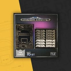 Accessories Pin Kings SEGA Mega Drive Enamel Pin Badge Set 1.2 – Retro