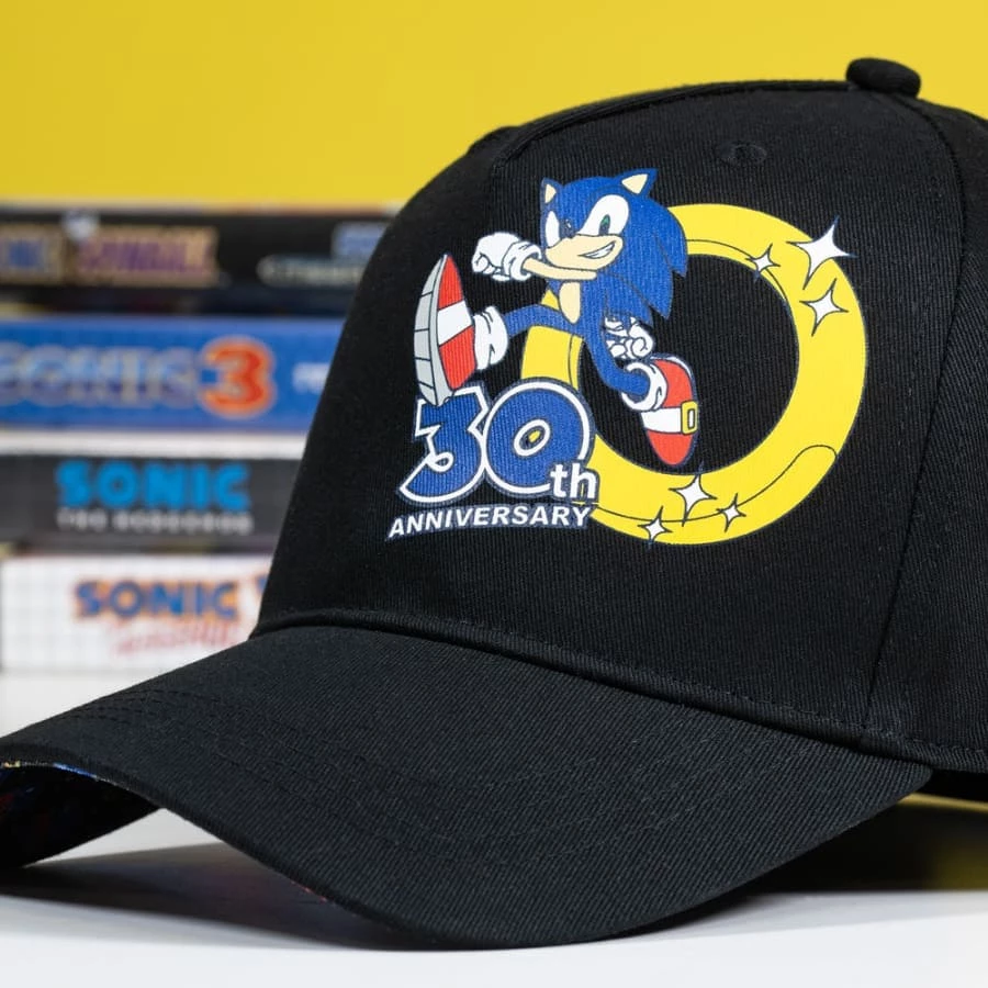 Best Sale π Official Sonic The Hedgehog 30th Anniversary Snapback π 3 Official Sonic The Hedgehog 30th Anniversary Snapback