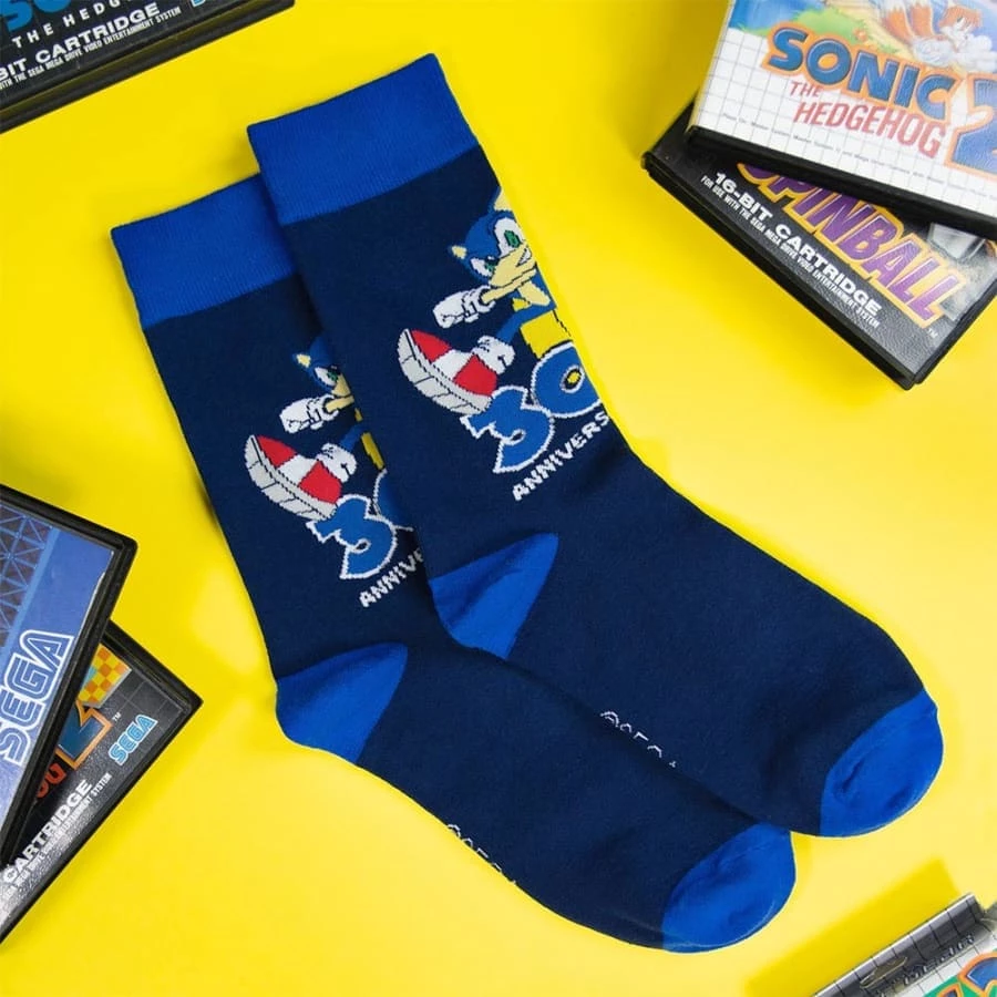 Cheap β Official Sonic The Hedgehog 30th Anniversary Blue Socks (One Size) π 1 Official Sonic The Hedgehog 30th Anniversary Blue Socks (One Size)