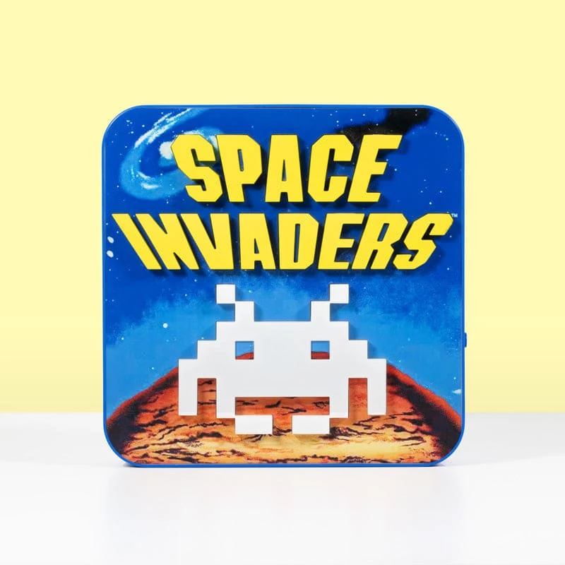 Discount ✨ Official Space Invaders 3D Desk Lamp / Wall Light Homeware ⭐ 4 Official Space Invaders 3D Desk Lamp / Wall Light Homeware