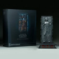 Official Sideshow Collectibles Star Wars Han Solo In Carbonite 1:6 Scale Figure