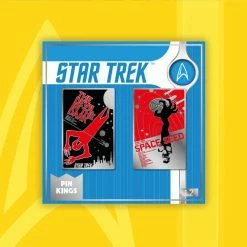 Pin Kings Star Trek Enamel Pin Badge Set 1.2 – The Devil In The Dark & Space Seed