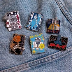 Pin Kings Star Wars Enamel Pin Badge Set 2.2 – Tauntaun & R2D2 Accessories